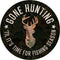 "Hunting ‘Til Fishing" Round Car Coaster