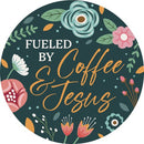 "Fueled By" Round Car Coaster