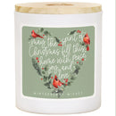 Spirit Christmas Cardinals Winterberry Soy Candle