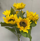 21” Sunflower 6 Stem Bush