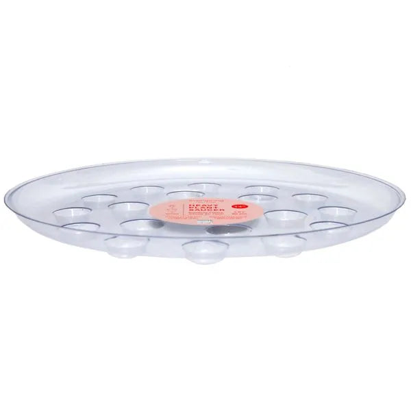 Clear Designer Heavy Plant Saucer