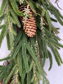 30" Deluxe Real Touch Austrian Pine Mix Wreath