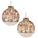 Cozy Cabin Light Up Hanging Signs