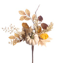 15" Pumpkin-Leaf-Berry Fall Pick
