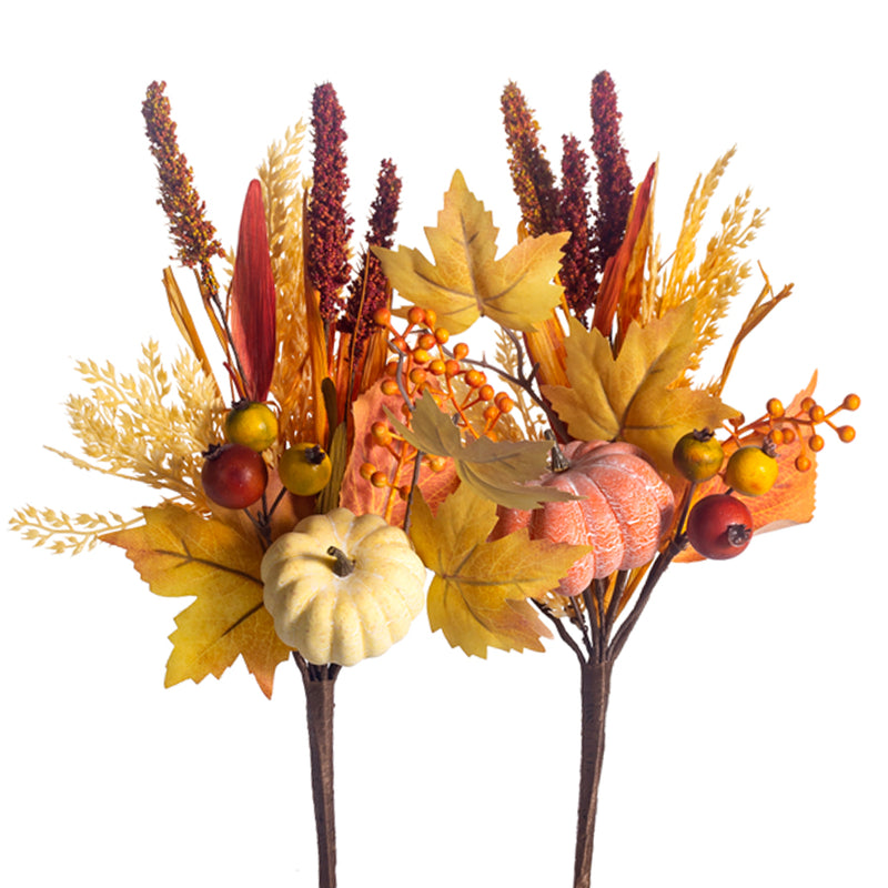 14" Autumn Harvest Pick