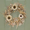 24" Autumn Sunflower Chic Wreath