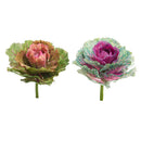 10" Real Touch Flowering Cabbage Pick