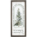 Who's Around It Tree Framed Decor