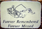 "Fisherman Forever Remembered" Stone Plaque