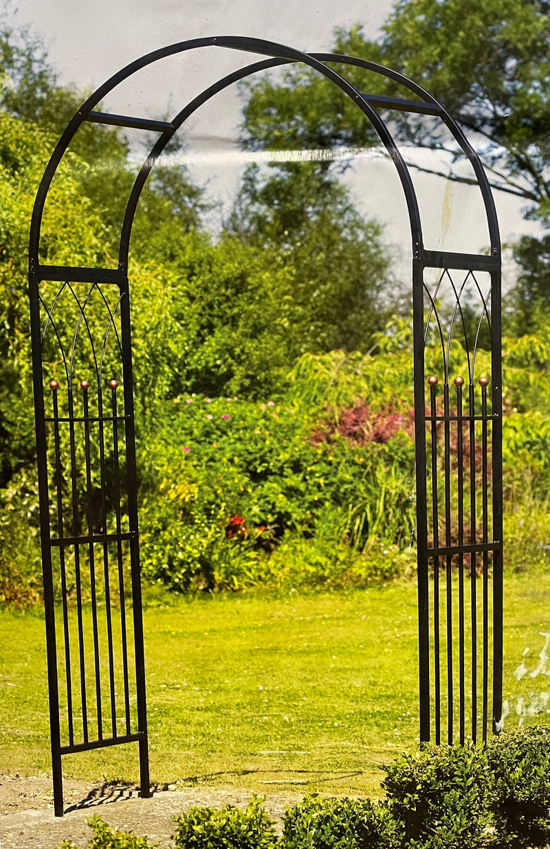 82" Westminster Garden Metal Outdoor Arch