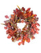 24" Fall Leaf Mix Wreath