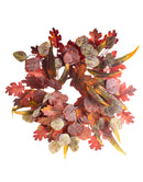 14" Fall Leaf Mix Candle Ring
