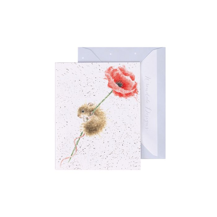 'Poppy' Mouse Gift Enclosure Card