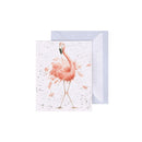 'Pretty in Pink' Flamingo Gift Enclosure Card