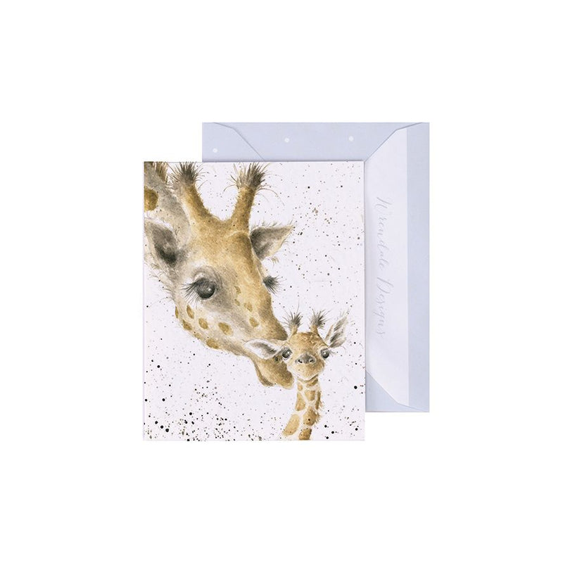 'First Kiss' Giraffe Gift Enclosure Card