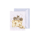 'Crackers About Cheese' Mouse Gift Enclosure Card