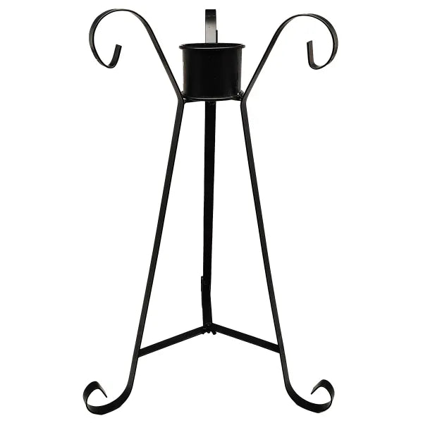 20″ Metal Scroll Globe Stand