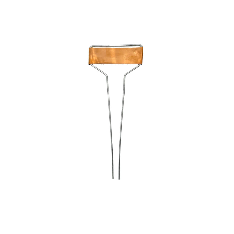 10" Large Face Weatherproof Copper Plated Plant Markers