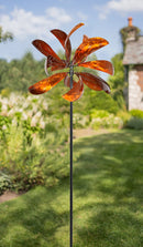 'Luminous Montana' Windspinner Garden Stake