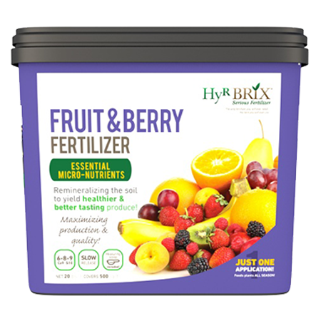 Hyr Brix® Fruit & Berry Fertilizer 6-8-9