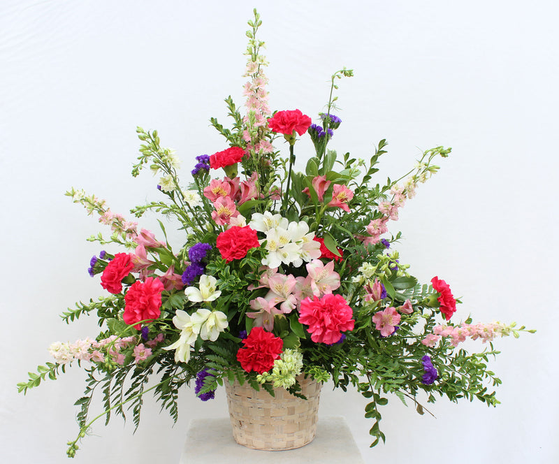 'Pathway of Flowers' Basket Arrangement