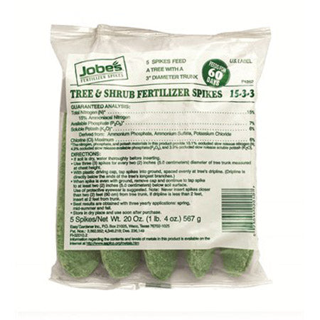 Jobe's Tree Fertilizer Stakes 15-3-3