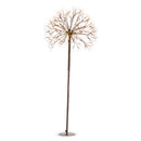 56" Brown Starburst Spray with Warm White Lights