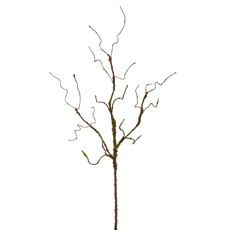 36" Wired Twig Mossy Faux Branch
