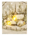 Snowy Church Light Up Wall Print