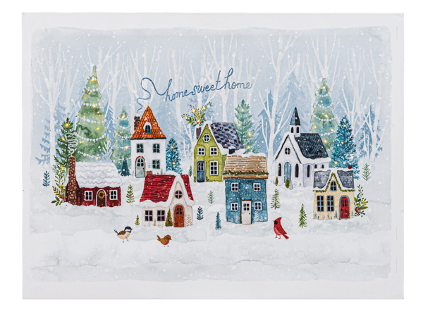 Home Sweet Home LED Light Up Cottage Wall Decor