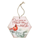 Peace on Earth Cardinal Ornament