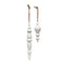 Finial Matte White Finish Ornament