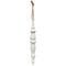 Finial Matte White Finish Ornament