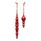 Finial Matte Red Finish Ornament