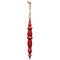 Finial Matte Red Finish Ornament