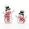 Sit-a-Bout Snowman with Scarf Wood Figurine