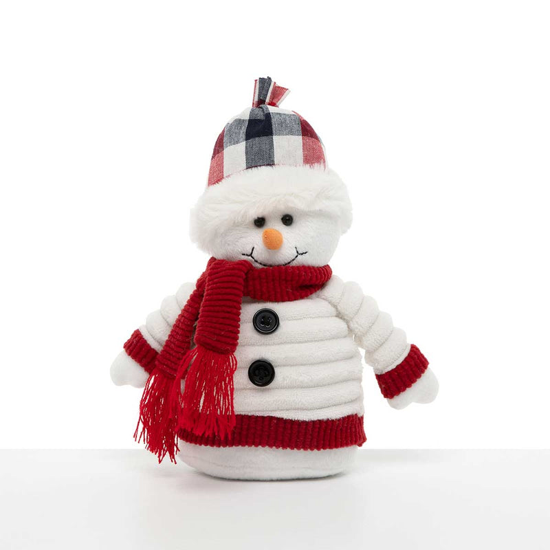8" Cozy Winter Snowman Figurine