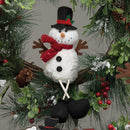 13" Snowman Sam with Legs Holiday Figurine