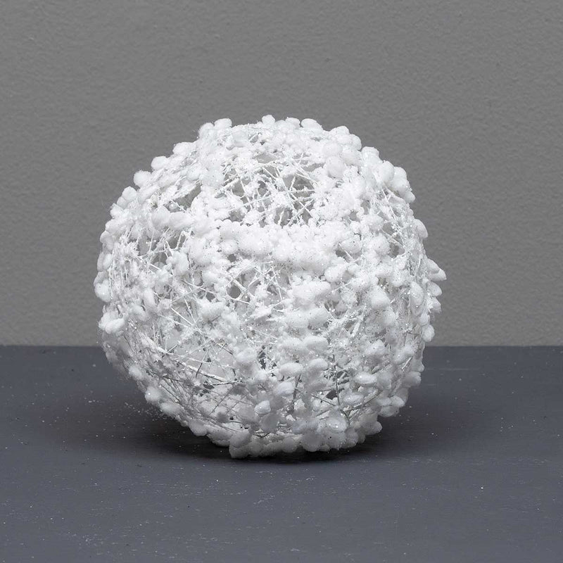 Snow Ball Faux Snow Decoration