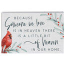 Someone We Love Cardinal Wood Plaque