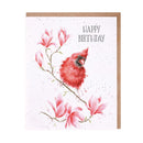 'Birthday Birdy' Cardinal Bird Birthday Card