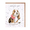 'Just For You' Basset Hound Card