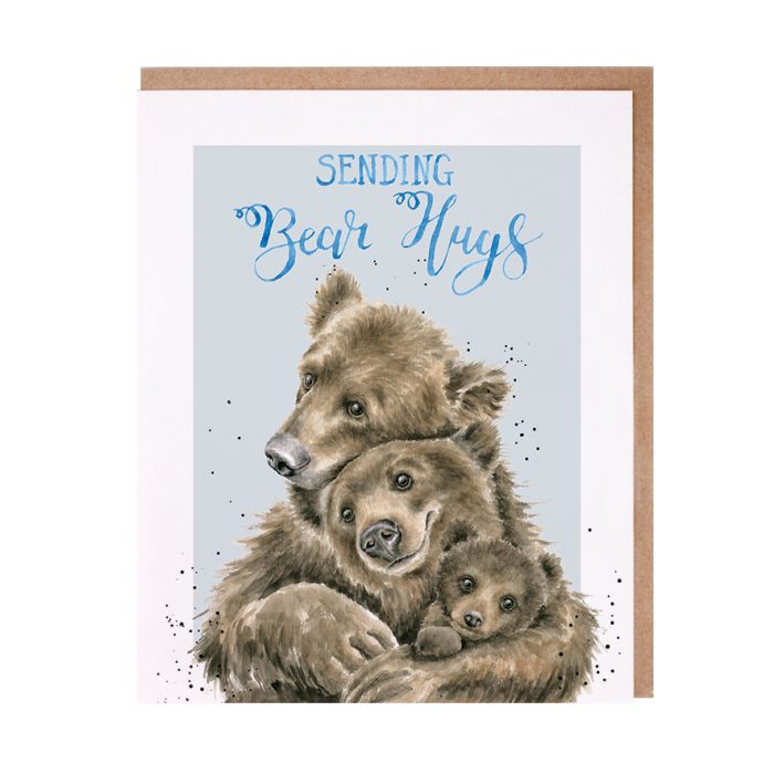 'Bear Hugs' Bear Card