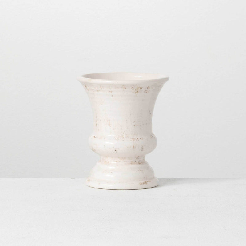 White Ceramic Urn