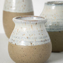 3.25-5.5" Speckled Two-Toned Vase