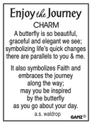 Enjoy the Journey Butterfly Charms