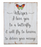 Whisper I love you to a butterfly... Wall Plaque