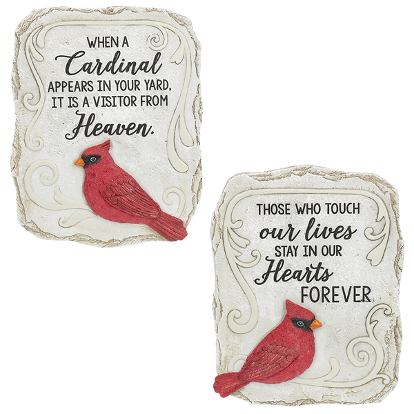 Cardinal Sympathy Garden Plaques
