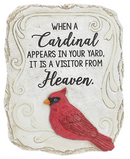 Cardinal Sympathy Garden Plaques