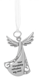 "Your Friendship Refreshes My Soul" Angels Among Us Ornament